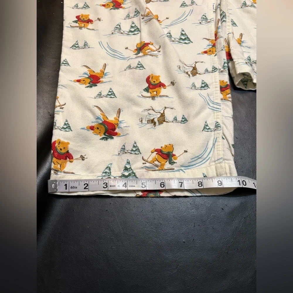 Winnie the Pooh size extra large pajama pants with a cute winter scene. - Picture 13 of 15